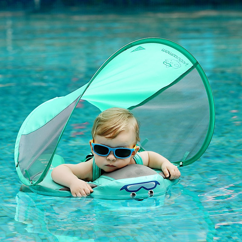 Infant & Toddler Safety Pool Floater With Sunshade