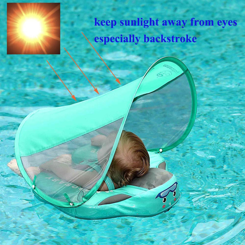 Infant & Toddler Safety Pool Floater With Sunshade