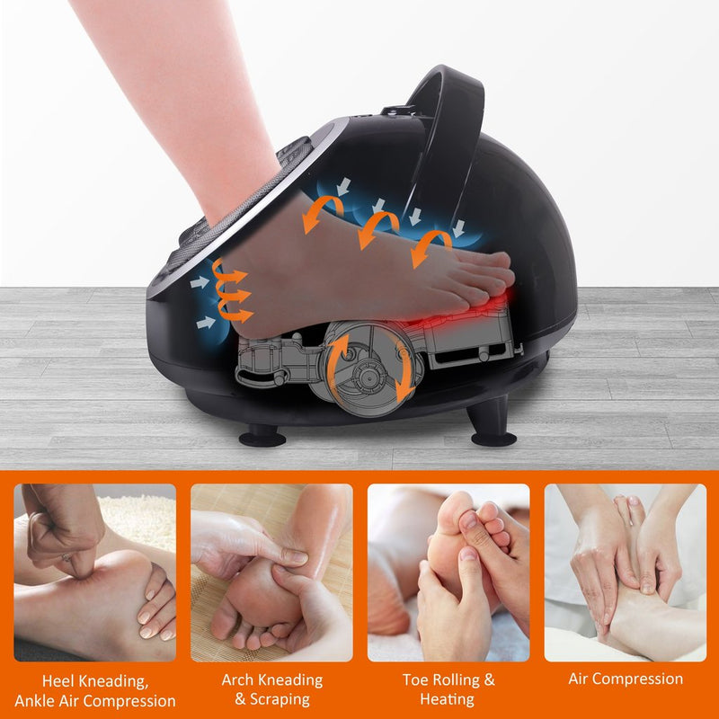 Homedics Leg And Foot Massager with 3 levels Air Compression & Shiatsu Feature