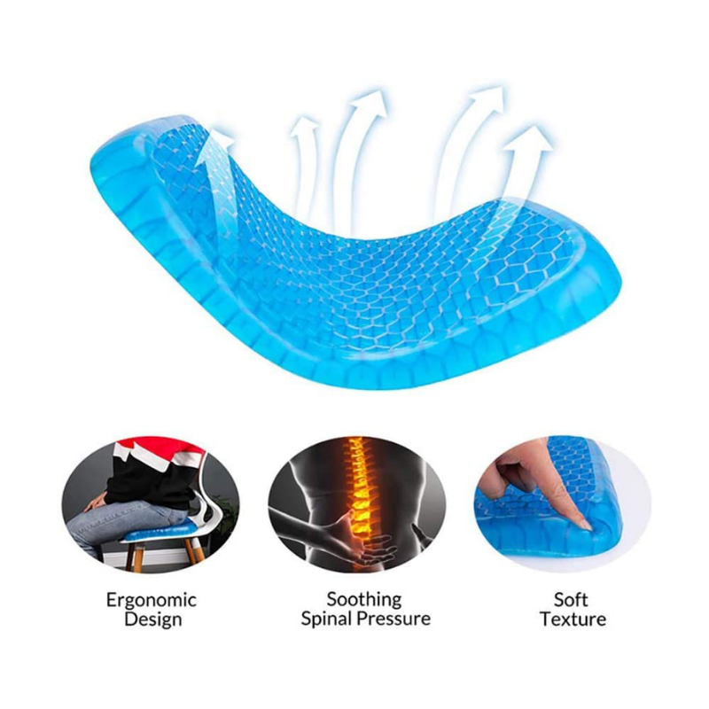 Breathable Honeycomb Silicone Gel Cushion