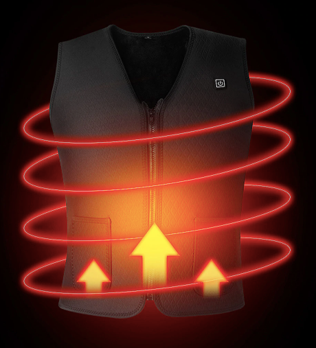 Flexible USB Infrared Heating Vest | Electric Heated Vest