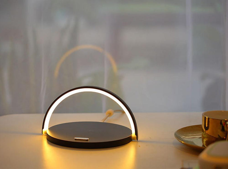 Wireless Charger Bedside Lamp | Wireless Charging Stand Table Lamp