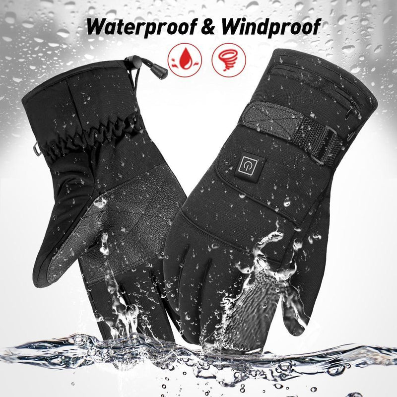 Electric Battery Heated Gloves - Waterproof, windproof | Rechargeable Heated Gloves