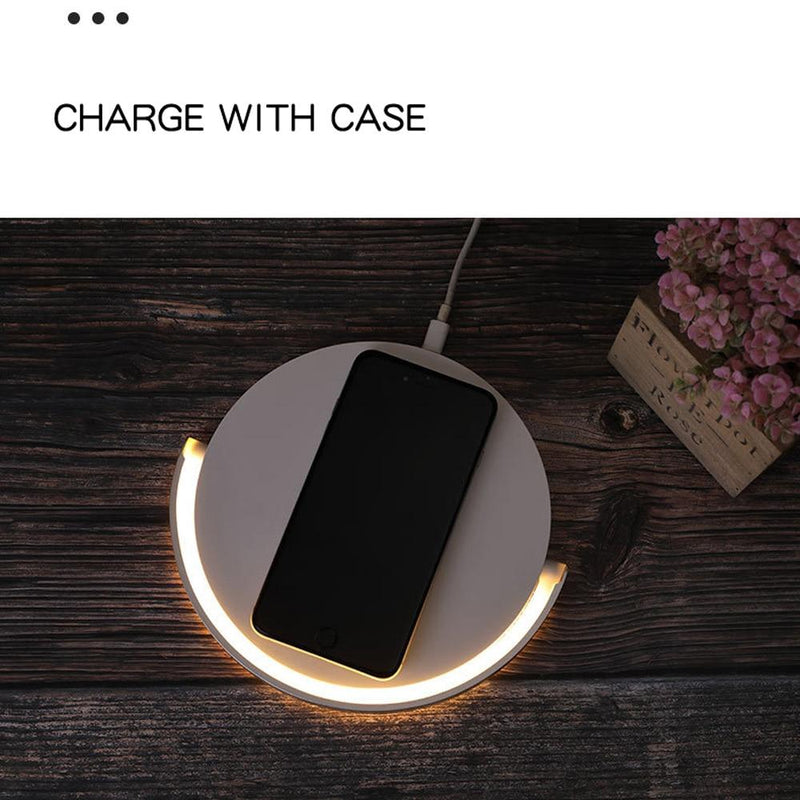 Wireless Charger Bedside Lamp | Wireless Charging Stand Table Lamp