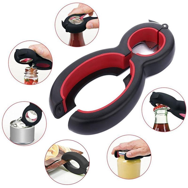 6 in 1 Multi Function Bottle Opener